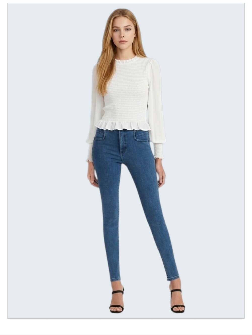 NWT Express Perfect Denim High Waist Skinny Jeans ~00